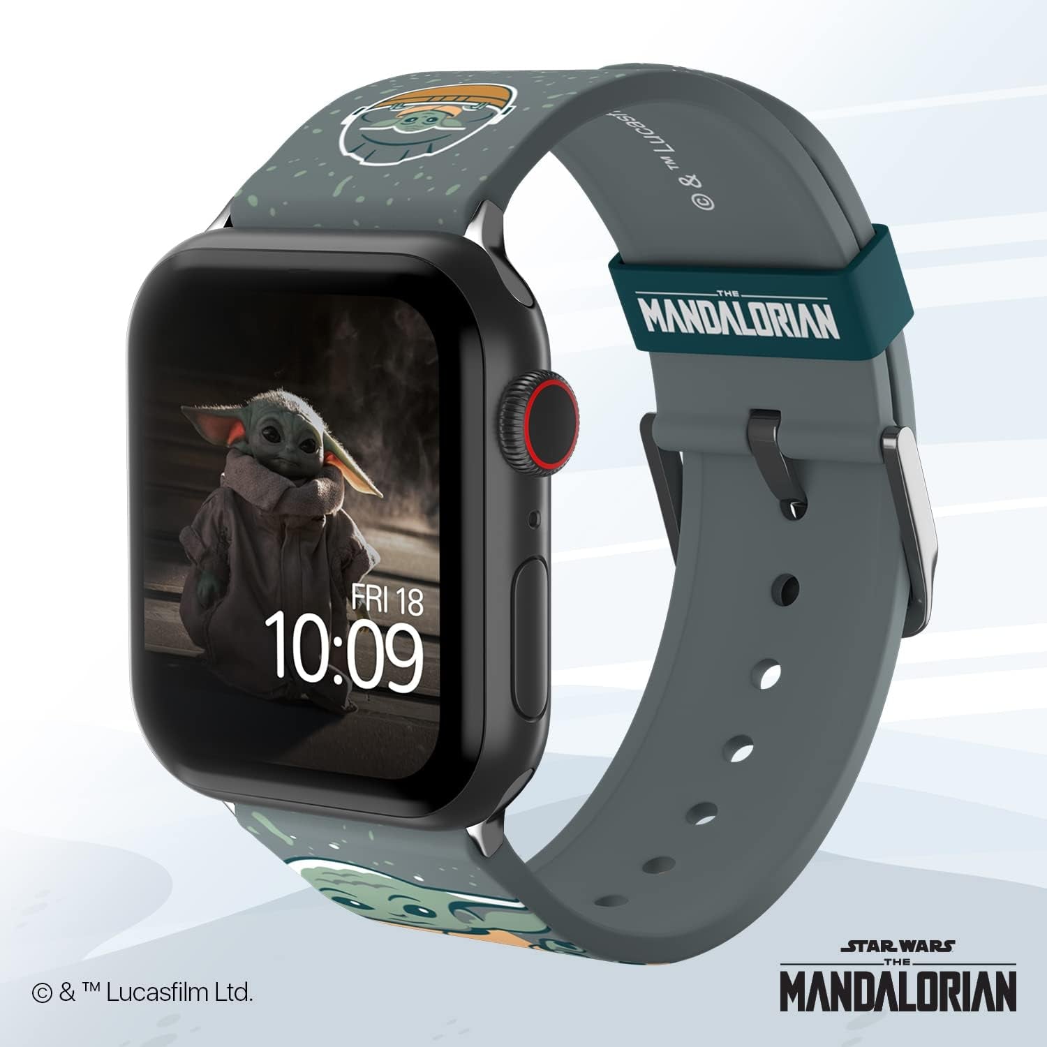 Star Wars: the Mandalorian Officially Licensed Smartwatch Band (Watch Not Included)